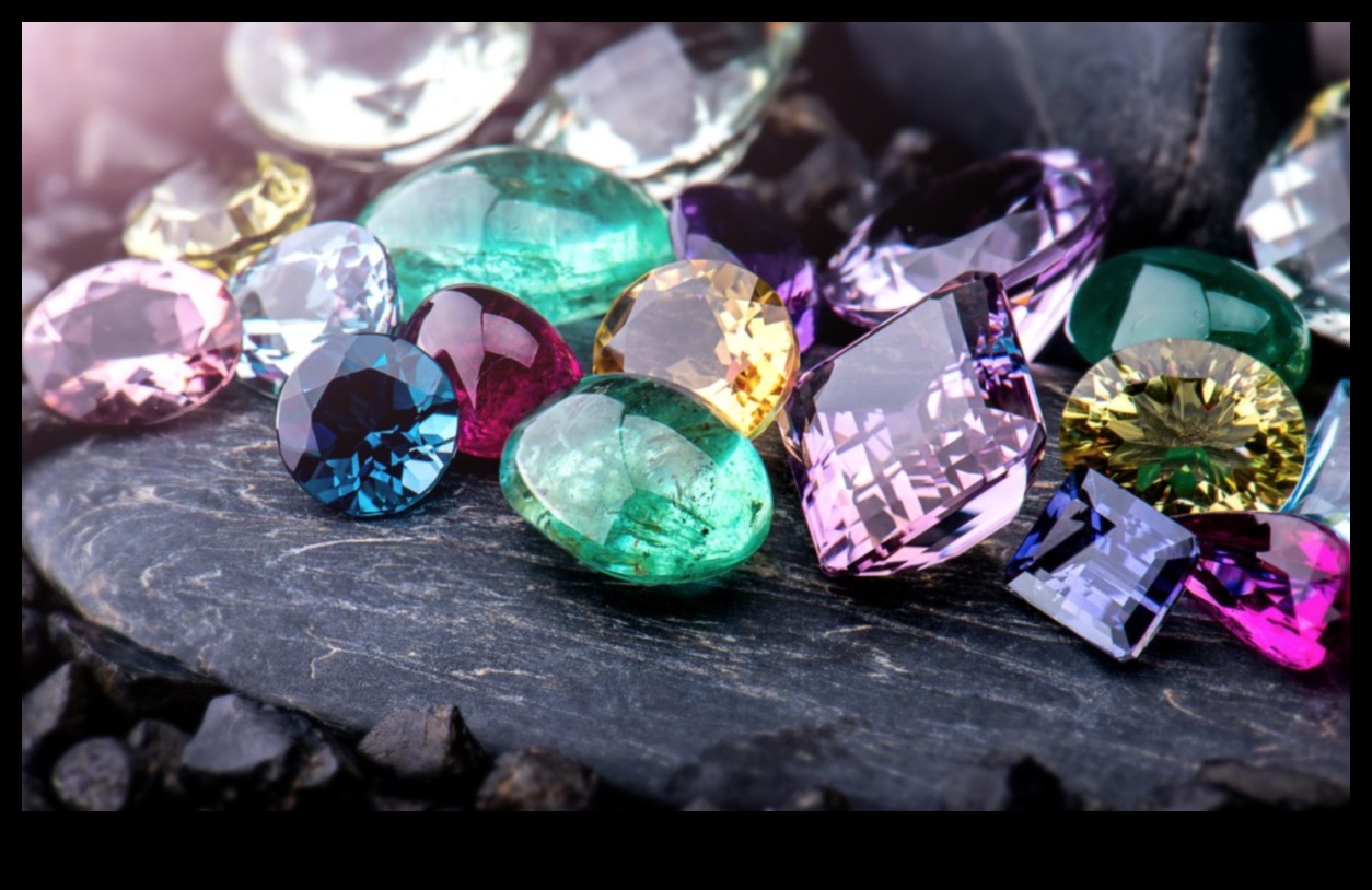 الماس المبهر: تألق وتألق مع الأحجار الكريمة الرائعة