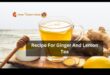 ضخ التوابل: التقاط جوهر شاي الزنجبيل الطازج