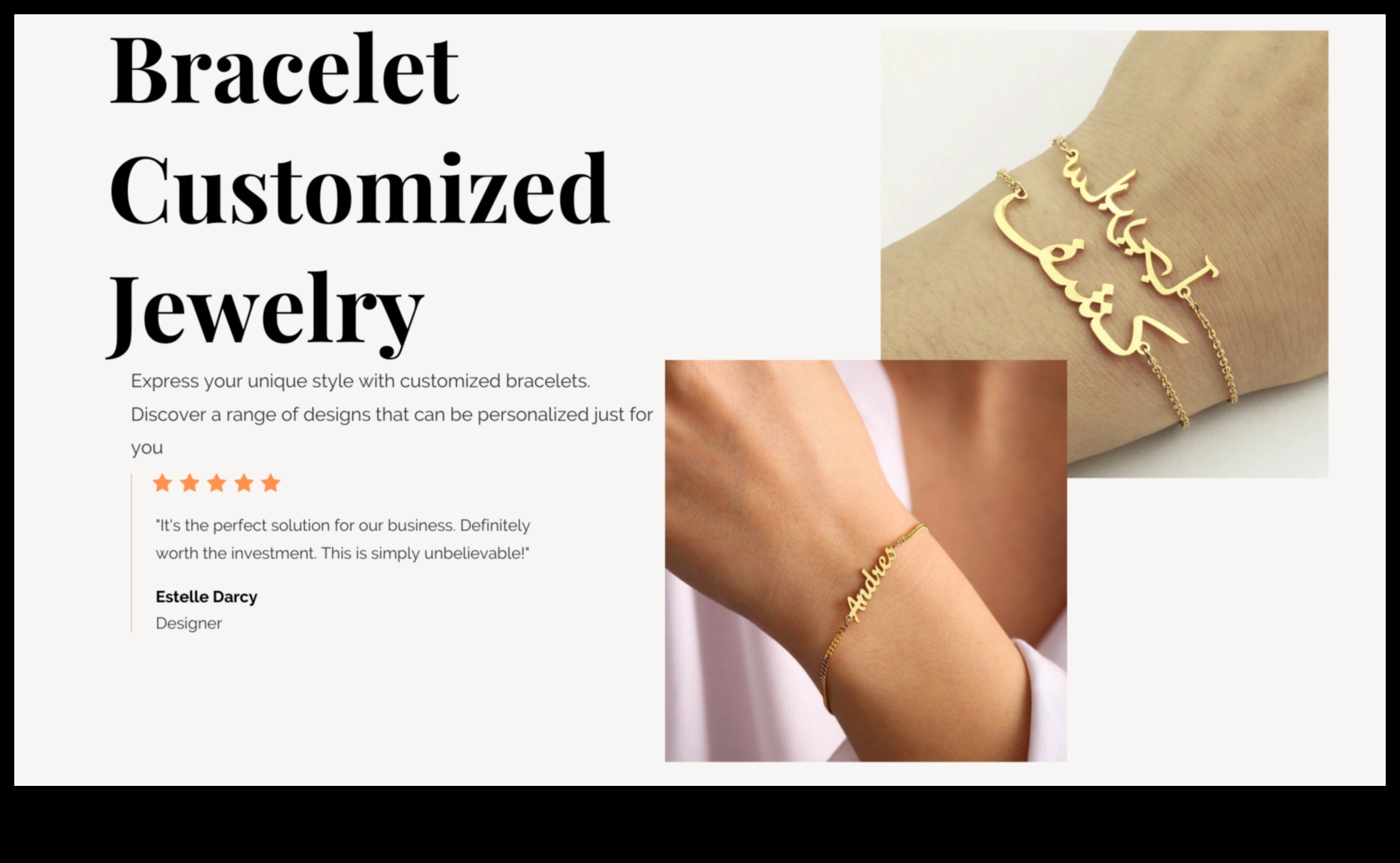 تم الكشف عن البهجة: زيّن معصمك بأرقى الأساور